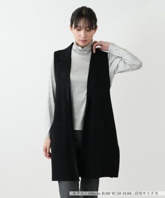 ＜Leilian (Women)＞ロングジレ【Ｌｅｉｌｉａｎ　ＷＨＩＴＥ　ＬＡＢＥＬ】