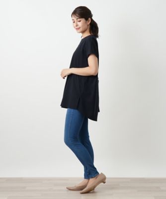 バック切替キーネックブラウス | Leilian (Women)/レリアン