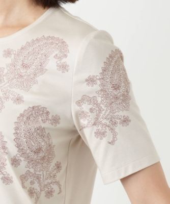 未使用タグ付き レリアン ROCHAS 半袖 刺繍カットソー 未使用タグ付き レリアン ROCHAS 半袖 刺繍カットソー - メルカリ