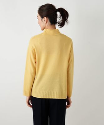 カシミヤケーブル編みハイネックニット | Leilian (Women)/レリアン