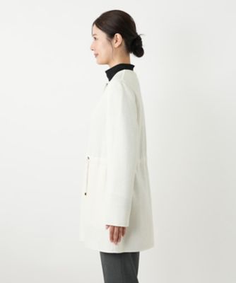 ノーカラー比翼コート | Leilian (Women)/レリアン | 三越伊勢丹