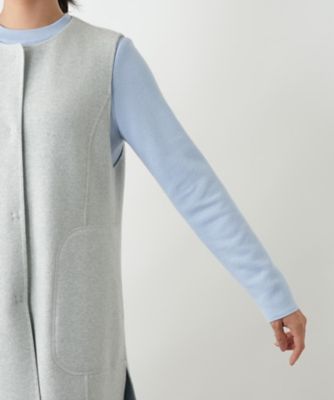 リバーシブル配色ジレ【25年10月カタログ】 | Leilian (Women