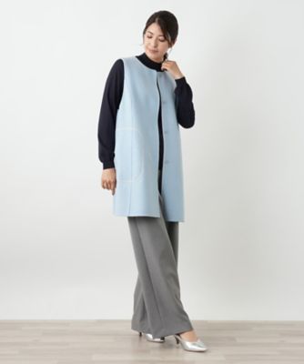 リバーシブル配色ジレ【25年10月カタログ】 | Leilian (Women