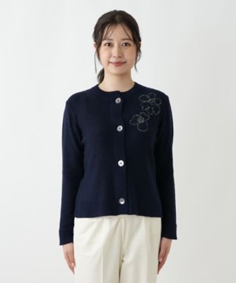 ラメ刺繍カーディガン【CORSINI ＆ PROTI