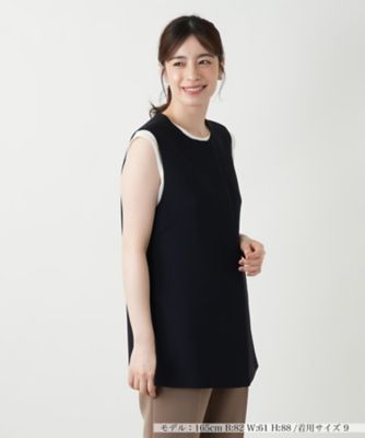 ＜Leilian (Women)＞比翼ベスト【ＲＯＣＨＡＳ　Ｐｒｅｍｉｅｒｅ】