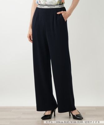 レリアンLEILIAN ゴールドの飾りが素敵なストレッチパンツ15ベージュ未使用 ストレッチクロップドパンツ | Leilian plus house (Women