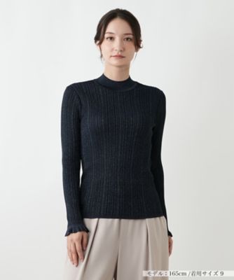 DOLCE & GABBANA ラメハイネックニット ブラウン F*YC134 DOLCE & GABBANA ラメハイネックニット ブラウン F*YC134