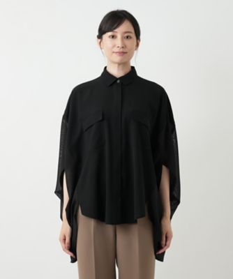 ポンチョ風ブラウス | Leilian (Women)/レリアン | 三越伊勢丹