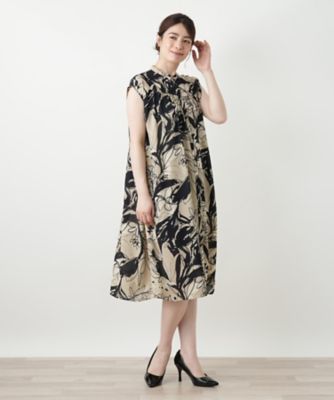 極美品✨近年✨Leilian 13＋ 洗える チュニック ペイズリー柄 伸縮性 ペイズリー柄チュニック丈ブラウス | Leilian plus house (Women