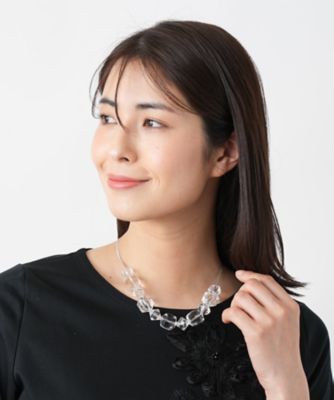 クリアモチーフネックレス | Leilian (Women)/レリアン | 三越伊勢丹