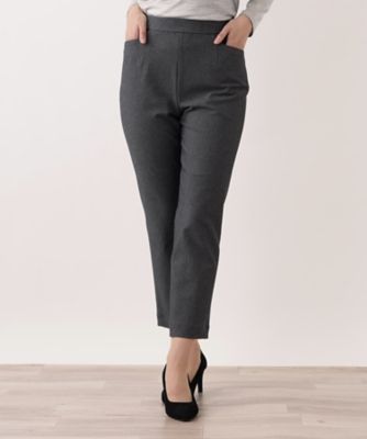 ＜Leilian (Women)＞クロップドパンツ【Ｌｅｉｌｉａｎ　ＷＨＩＴＥ　ＬＡＢＥＬ】