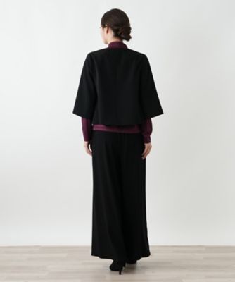 ノーカラーVネックジャケット | BOURGE (Women)/ブールジュ