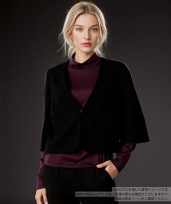 note et silence Ｔartan ノーカラーVネックジャケット note et silence （ノートエシロンス）の「Tartan ノーカラーV