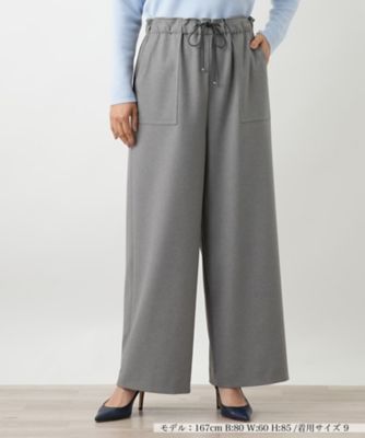 ＜Leilian (Women)＞洗えるワイドパンツ【２５年１０月カタログ】