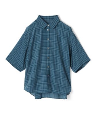 Leilian (Women)/レリアン シアーチェックブラウス【Ｌｅｉｌｉａｎ　ＷＨＩＴＥ　ＬＡＢＥＬ】