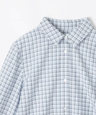 チェックブラウス【Ｌｅｉｌｉａｎ　ＷＨＩＴＥ　ＬＡＢＥＬ】