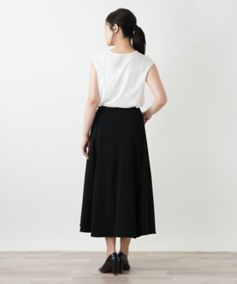 【極美品】高級 シルク100% イレーブ ロングスカート プリーツ 総柄 日本製 フレアロングスカート | BOURGE (Women)/ブールジュ | 三越