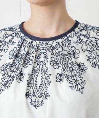 刺繍フレンチスリーブブラウス | BOURGE (Women)/ブールジュ | 三越