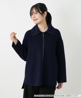 ＜Leilian (Women)＞スタンドカラージップアウター