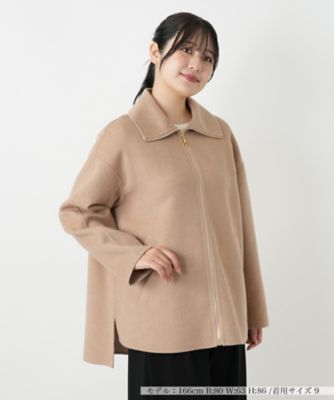 スタンドカラージップアウター | Leilian (Women)/レリアン