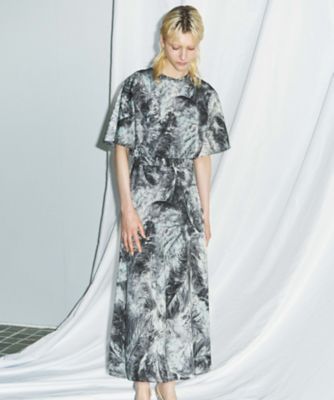 BOURGE (Women)/ブールジュ プリントワンピース 95グレー ワンピース・ドレス【三越伊勢丹/公式】