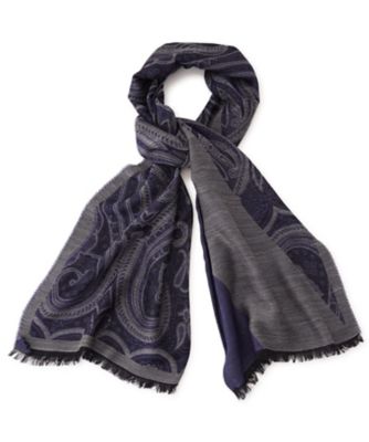 ルードギャラリー  ペイズリーストール Rude Gallery ペイズリー柄ストール ブラック