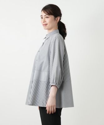 Leilian MUSE BY ROCHAS コットンワンピース ストライプ柄 MUSE BY ROCHAS Premiere | FEATURE | レリアン（Leilian）公式