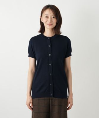 半袖ニットカーディガン | Leilian (Women)/レリアン | 三越伊勢丹
