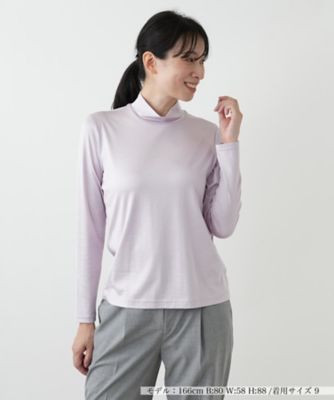＜Leilian (Women)＞ハイネックカットソー