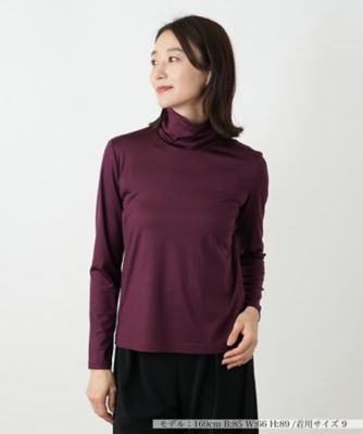 シルク混タートルネックカットソー | Leilian (Women)/レリアン | 三越