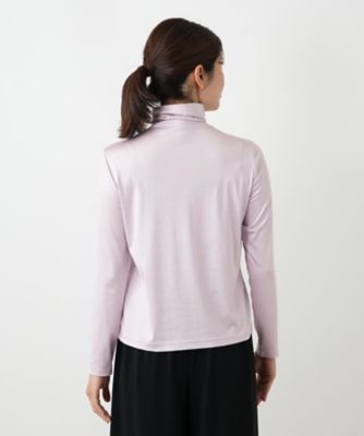 シルク混タートルネックカットソー | Leilian (Women)/レリアン