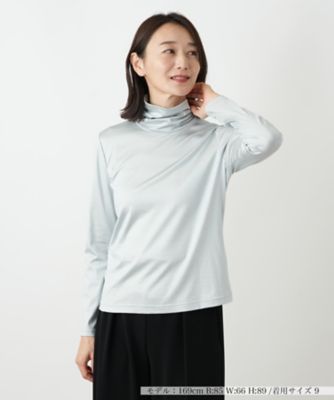 シルク混タートルネックカットソー | Leilian (Women)/レリアン | 三越