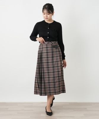 チェックプリーツスカート | Leilian (Women)/レリアン | 三越伊勢丹