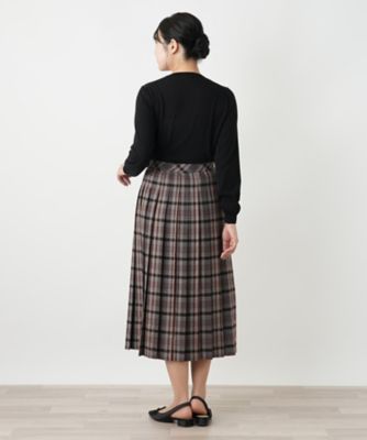 チェックプリーツスカート | Leilian (Women)/レリアン | 三越伊勢丹