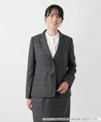 Leilian (Women)/レリアン ブレザー【LORO PIANA】97グレー コート・ジャケット【三越伊勢丹/公式】