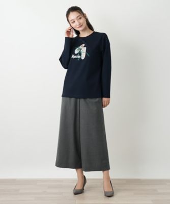 Laurencin、LE GAVALIER、海外版超希少レゾネ、新品額付 刺繍クルーネックカットソー | Leilian (Women)/レリアン | 三越