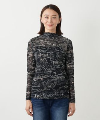 新品 BALMAIN×Leilian ペイズリー柄 長袖 カットソー 13号 プリントシアーカットソー | Leilian (Women)/レリアン | 三越伊勢丹