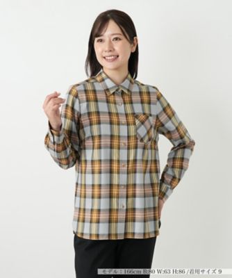 ＜Leilian (Women)＞チェックブラウス