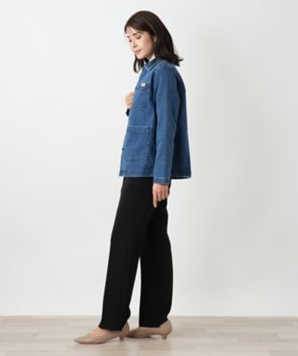LELILL デニム カバーオール lelill レリル プリーデッドデニムジャケット Denim Jacket