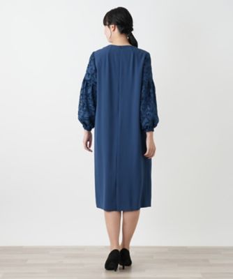 レース切替タックワンピース【セレモニー】 | Leilian (Women