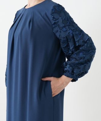 レース切替タックワンピース【セレモニー】 | Leilian (Women