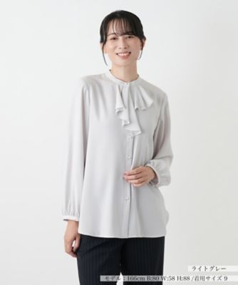 アンリアン UNLIENS 田中亜希子 ウォッシャブルラッフルブラウス