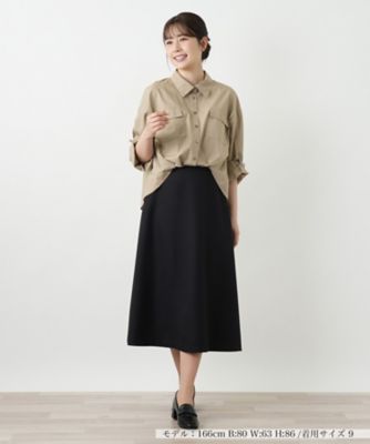 Leilian モザイク調 カットソー ロングワンピース 洗える 9号 近年 Leilian モザイク調 カットソー ロングワンピース 洗える 9号