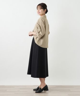 洗える異素材ドッキングワンピース【25年9月カタログ