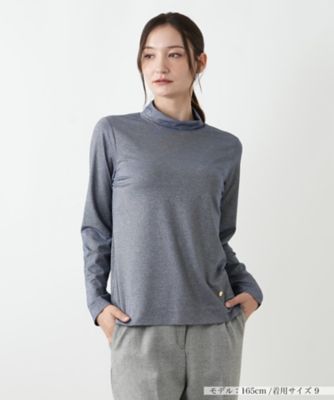 ＜Leilian (Women)＞ラメハイネックカットソー
