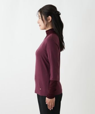 切替ハイネックカットソー | Leilian (Women)/レリアン | 三越伊勢丹