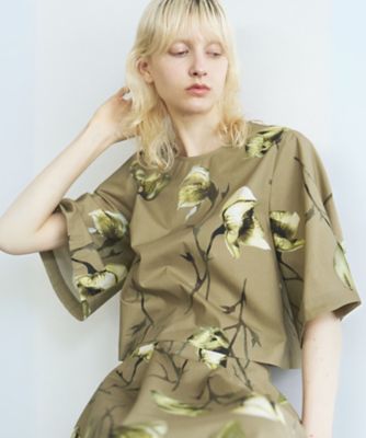 ＜BOURGE (Women)＞フラワープリントブラウス