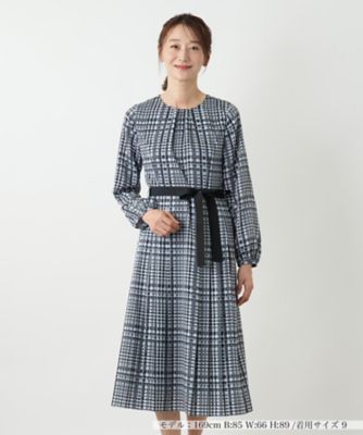 美品　レリアン13+ ゆったり　大きめ　カタログ掲載　洗えるワンピース 洗えるワンピース【25年9月カタログ】 | Leilian (Women