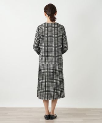 グレンチェックプリーツスカート | Leilian (Women)/レリアン