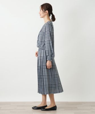 新品 未使用 LANVIN SPORT グレンチェック スカート 40 グレンチェックプリーツスカート | Leilian (Women)/レリアン | 三越